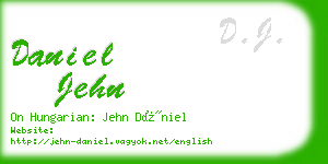 daniel jehn business card